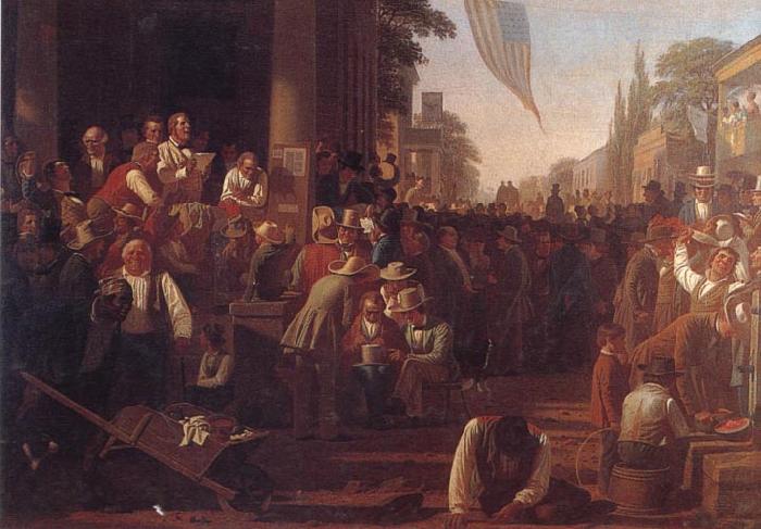George Caleb Bingham The Verdict of the People Germany oil painting art